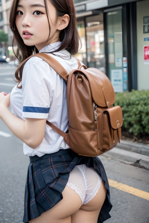 JK制服パンチラ gallery photo 5