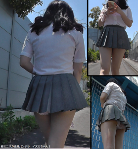 超ミニスカ追跡パンチラ　イズミちゃん２