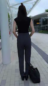 チャレンジ企画0002「細身スタイルノースリーブOLさんの大胆な露出」(全2名)