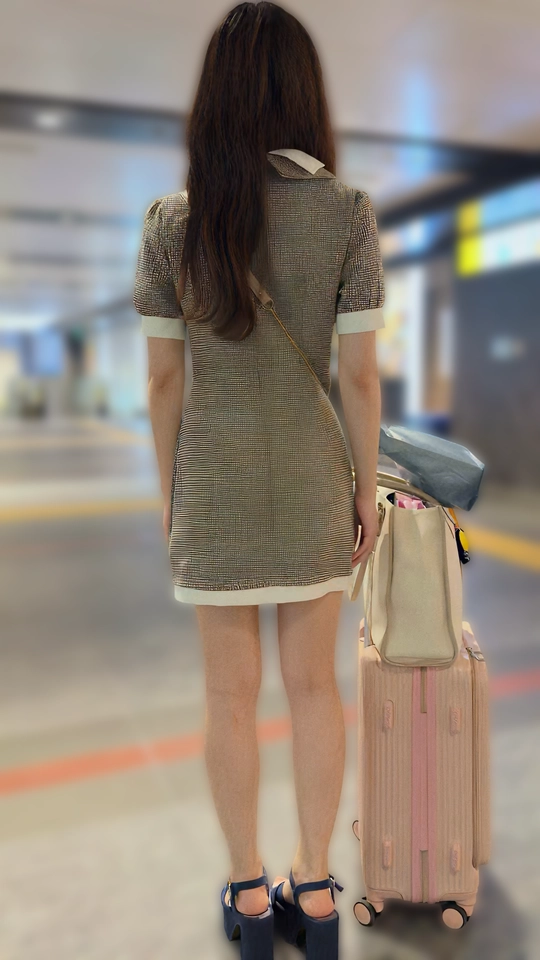 チャレンジ企画0004「コートをめくりお尻を突き出す清楚女子を観察」(全2名)