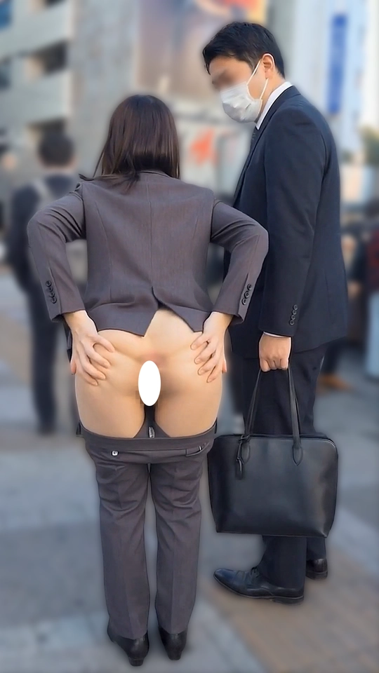 チャレンジ企画0007「パンツスーツOLさんに人がいるところで大胆に挿入」(全2名)