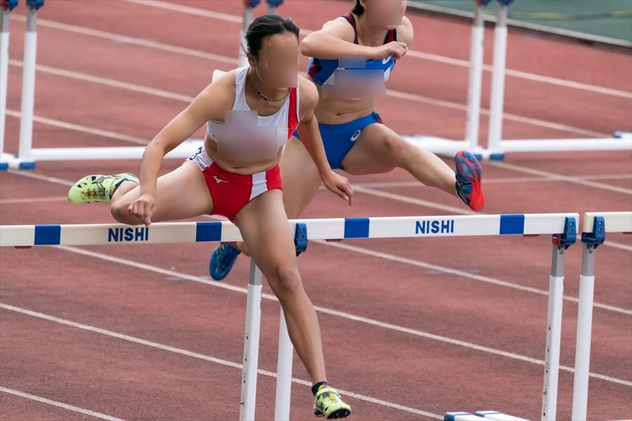 【再販】陸上競技　100ｍH　3者3様のハードリング