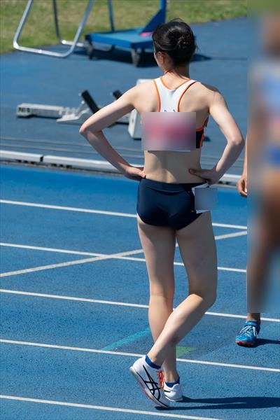 陸上競技　100ｍ　紺色セパ　一部始終