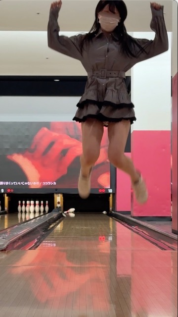 超ミニスカワンピボーリング(^_^)