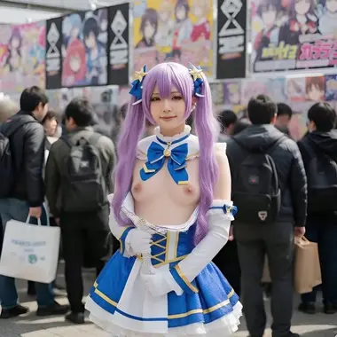 【動画】美少女コスプレイヤー 総勢50人超 〜コミケ会場でぽろり〜 vol.2