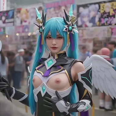 【動画】美少女コスプレイヤー総勢50人超 〜コミケ会場でぽろり〜 vol.3