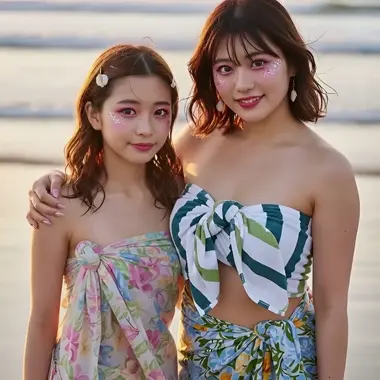 【動画】58組116人！ビーチで乳比べバトル vol.1