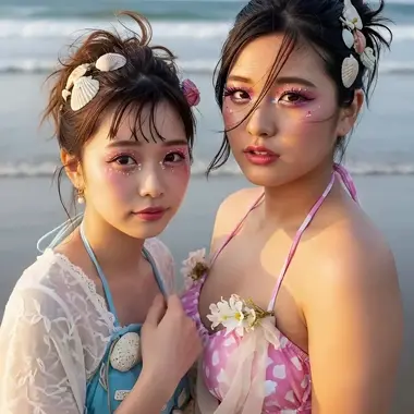 【動画】58組116人！ビーチで乳比べバトル vol.1
