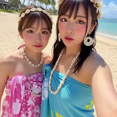 【動画】58組116人！ビーチで乳比べバトル vol.1