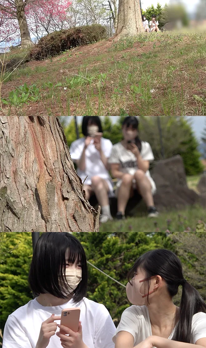 【10日まで2人目出し！】お花見ワンピの無防備女子！Tバックでノーブラおっぱいまでゲット！