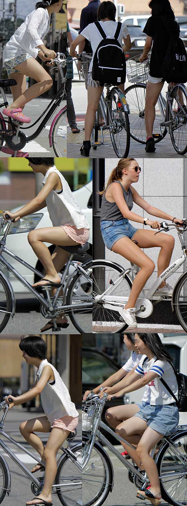 【再販】街にあふれる美脚を追って…美脚の自転車09～11セット gallery photo 5