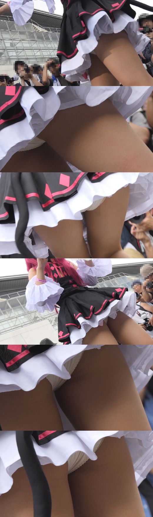 超高画質FHD動画 パンチラくらい当たり前な破廉恥なミニスカコスプレイヤー達NO-1