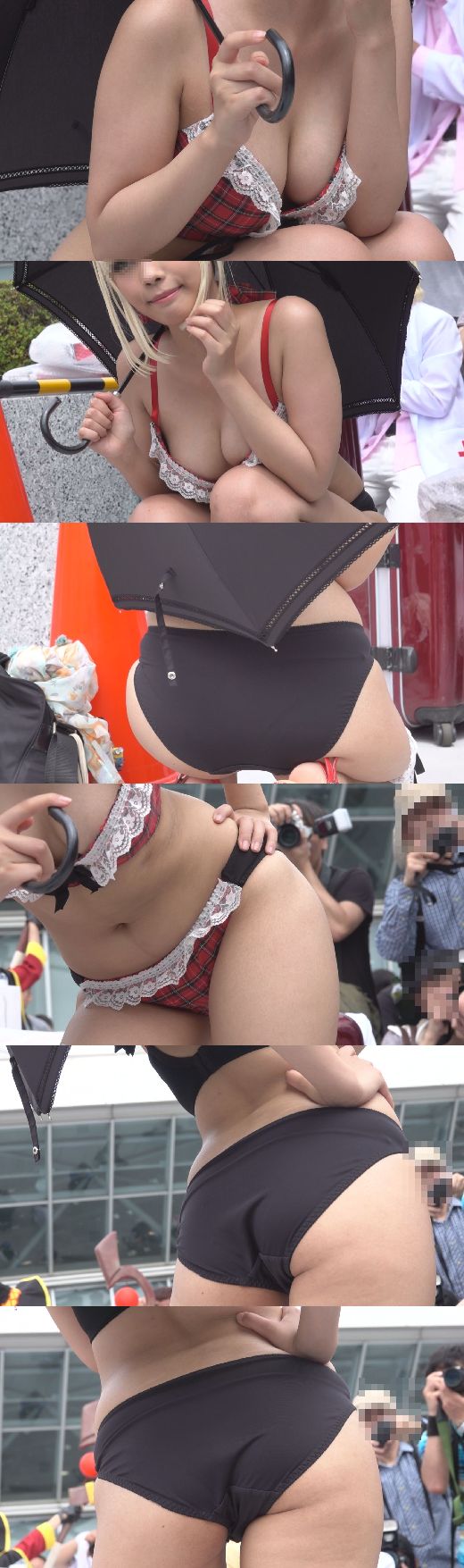 超高画質FHD動画 コスプレイヤーのパンツはエロすぎます！パンチラというよりほとんどパンモロNO-1NO-2セット