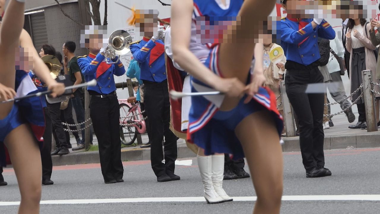 超高画質FHD動画 某有名大学(駅伝強豪校)JD達の可憐なバトン演技をローアングルで撮っちゃいましたNO-1