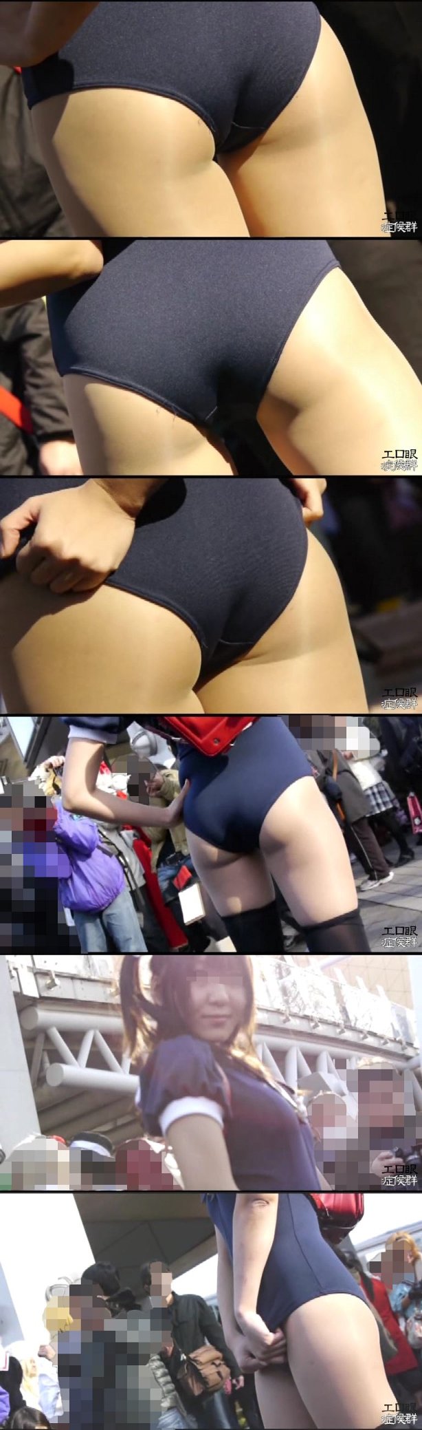 大規模コスプレイベントお色気映像集04