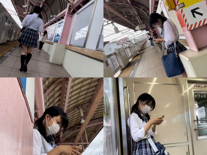 【電車待ち制服女子③】小柄で可愛いロリ校生♡ gallery photo 4