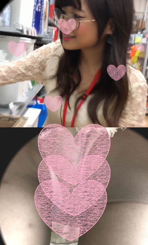 【店員さんおっぱいパンチラ④】おねえさん丸見えっす！！アイドル並みの超美人店員さん