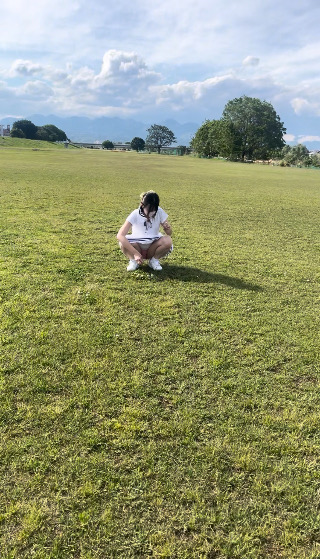 【純白セーラー服ワンピース×赤白ボーダー綿パン】最後はパンちらでは終わらなかった！！