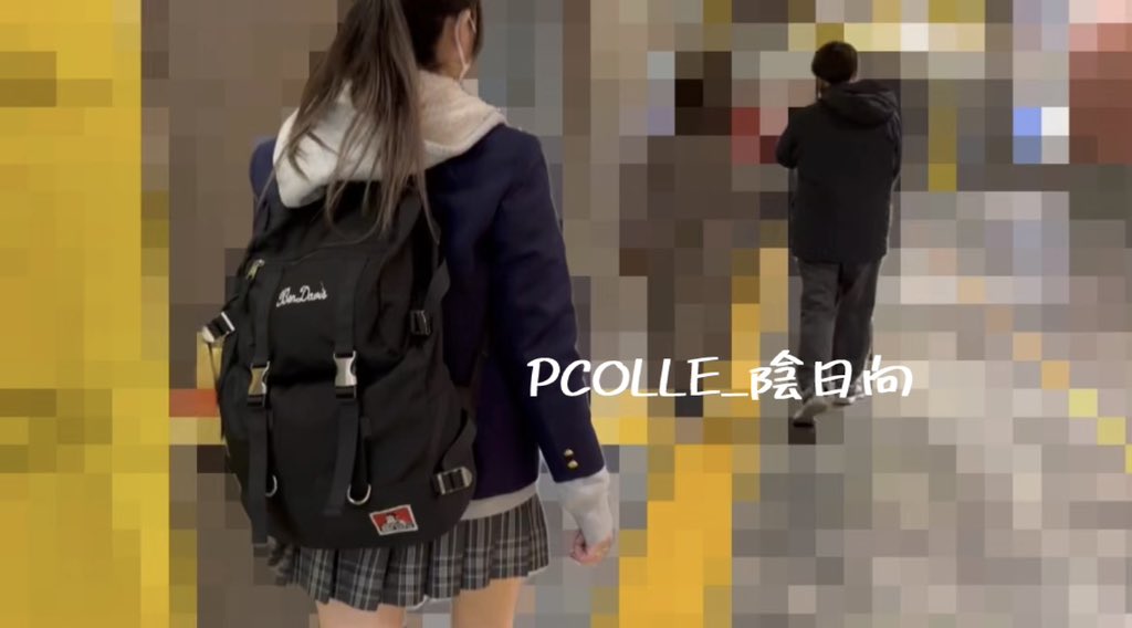 陰日向Vol.17 割込み同業者が現れ連続逆さ撮りされるアイドル系JK（逆さ撮り・ライトアップ・めくり）【4日分】