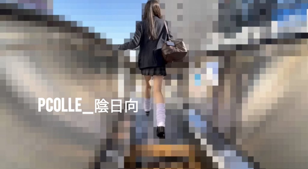 陰日向Vol.25 あそこがハミ出るほど食い込んだTバック高身長ギャルJK （逆さ撮り・捲り）【4日分】