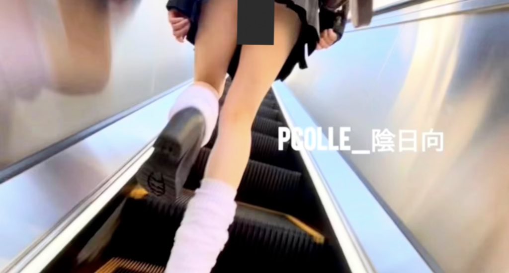 陰日向Vol.25 あそこがハミ出るほど食い込んだTバック高身長ギャルJK （逆さ撮り・捲り）【4日分】