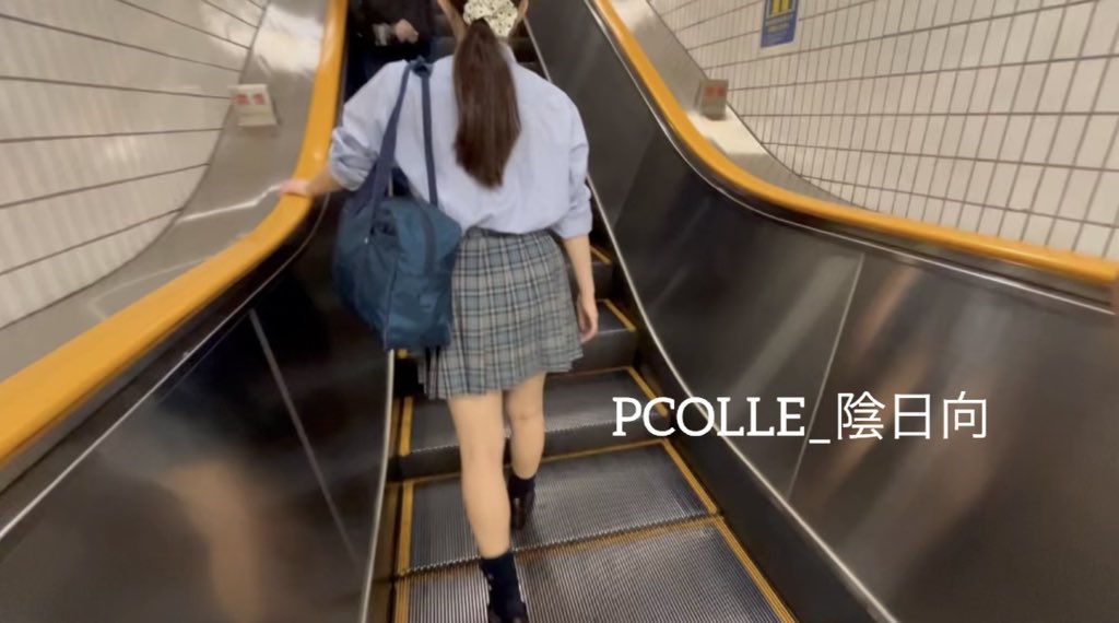 陰日向Vol.66 風チラでモロ見え制服女子を粘着盗撮【3日目】