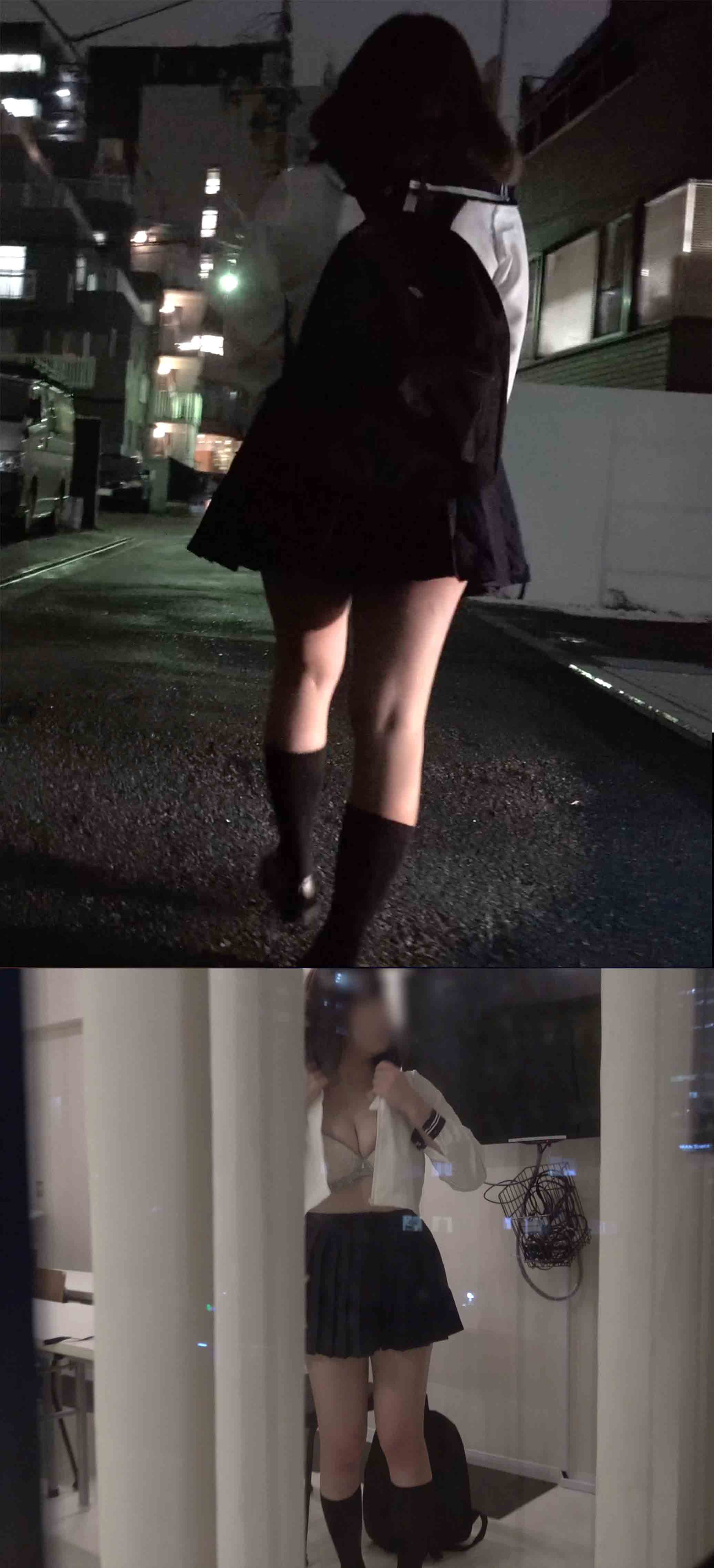 【4Kミニスカ制服女子◯生】獲物物色!学習塾の生着替盗撮!