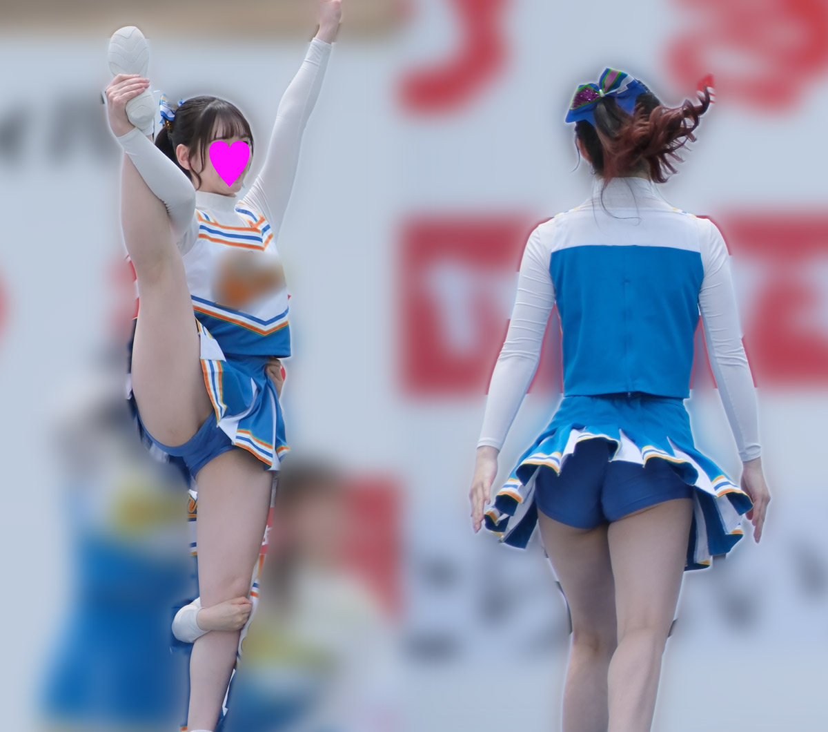 【4K60P】アイドルより可愛い!!美しい!!JDチアリーダー2