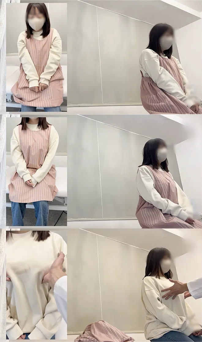【触診1】保育士さんのHカップ！母性あふれる巨乳をエロエロ診察！