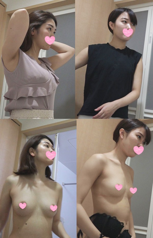 【民泊着替え】親孝行中の巨乳OLさんと美人なお姉さん－119、120人目-