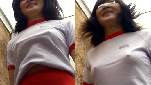 【究極フェチ動画】Gカップぶるんぶるん‼︎45歳爆乳ブルマ熟女の跳ね乳&揺れ乳‼