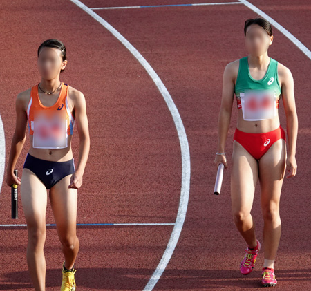 陸上女子コレクションVol.177　全国大会4×100mR　02　ご当地ユニフォームで全力疾走 gallery photo 2