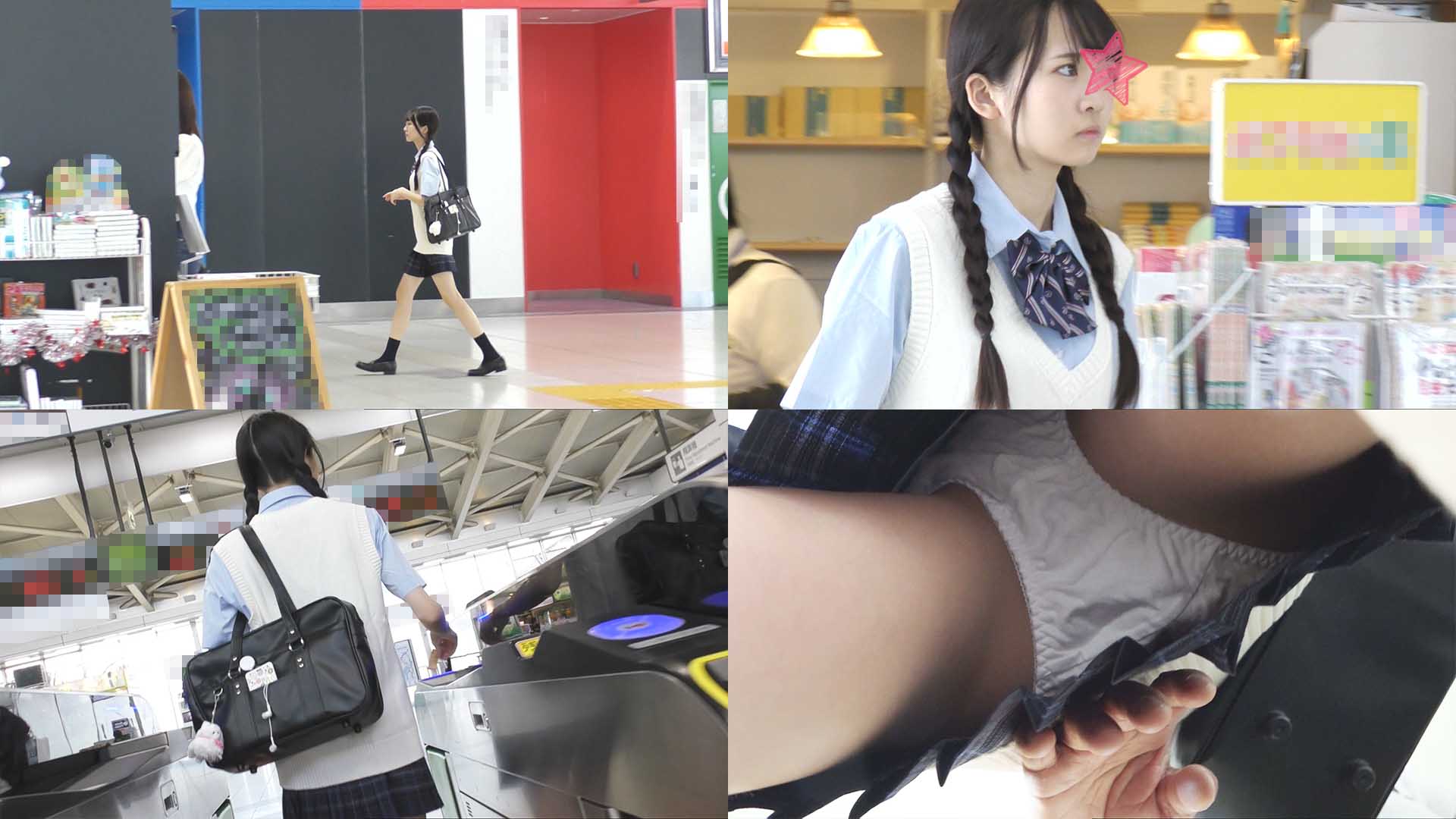 【電車痴かん】顔出し制服JK★50本記念！可憐すぎる奇跡の美少女が衝撃の車内お漏らし！★生中出し直後にトイレに連れ込みイラマ＆顔 gallery photo 1