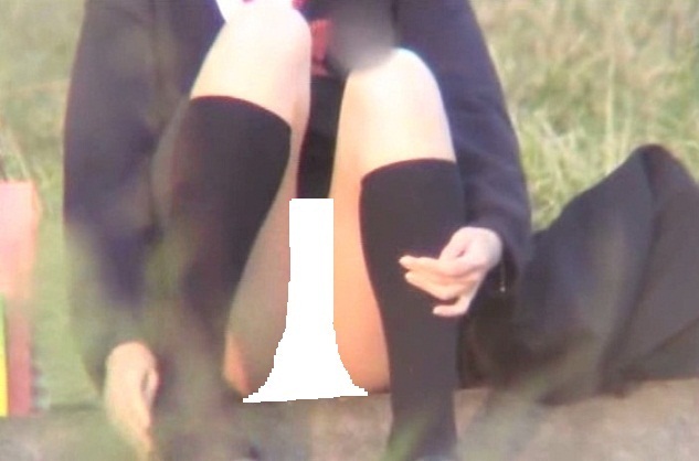 J○純白パンチラ