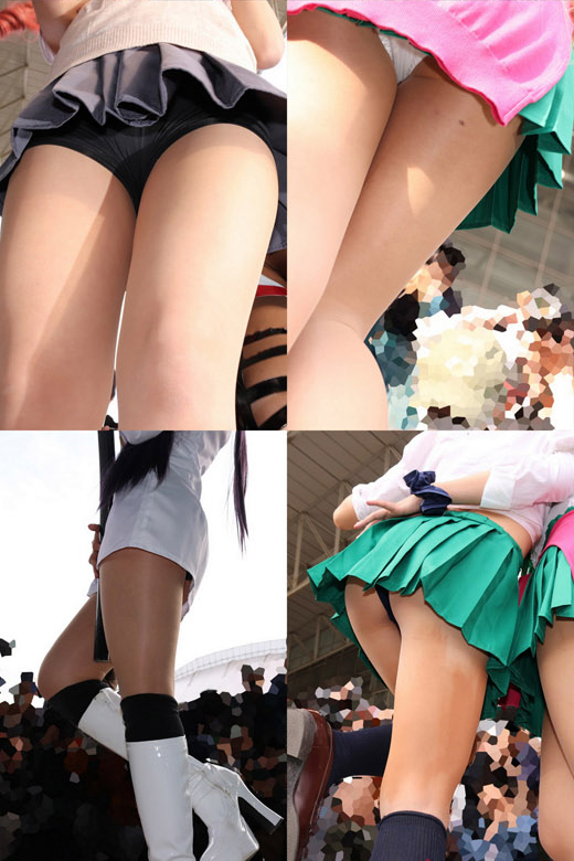 【5月25日まで特価】ニコニコ超会議2019の2日目のエッチなコスプレちゃん【その１～その４】コンプリートパック