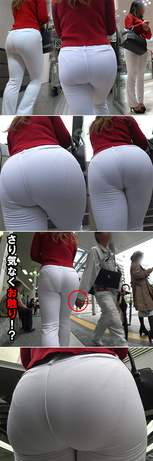 ★特別価格★【フルHD 高画質】自慢の巨尻を丸出しで歩くドスケベ女！！挑発し過ぎで痴かんされる始末…。 gallery photo 3