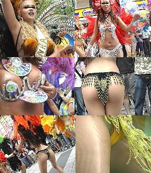 2113「超拡大撮り・鼻血ブーっす!　浅草サンバギャル生肉浸け(8)」