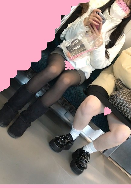 おっぴろげ女良と黒ﾀｲﾂ女良至近距離ﾛｯｸｵﾝ＾＾