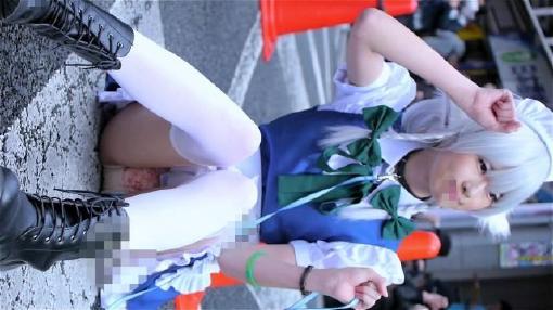 コミックマーケット コスプレ 超美形お姉さんの長時間対面パンチラ ストリートフェスタ