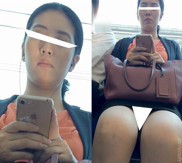 (電車対面）(顔出し）パンプスからそそり立つパンストあんよがキレイな…CAさんのようなスラっとした長身の…美人OLお姉さんを観察 gallery photo 4