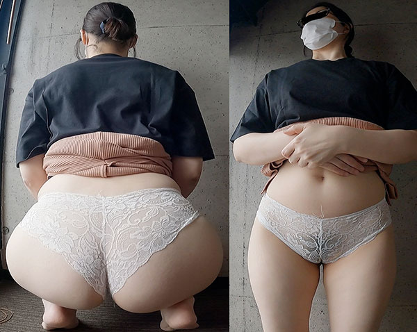 【ワンコイン人妻パンチラ】「焼き上がりのパン」が欲しくて店内で長時間待つ天然系おばさん