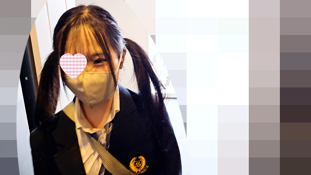 小柄で可愛い人気ツインテールKのパンチラと中出しハメセット