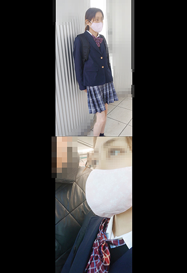 【臨場感ちかん＃34・過去一毒舌・清楚系なK】超スレンダー制服美●女！綺麗な顔に似合わず口の悪さで俺の心をエグる気の強さ