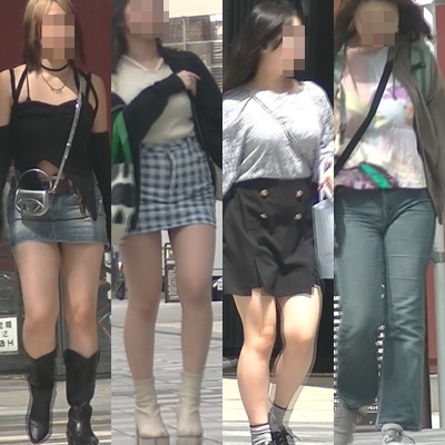 エロい着衣をまとったお姉さんたち＊　【6人】の街に出没するエロカワ系女子編