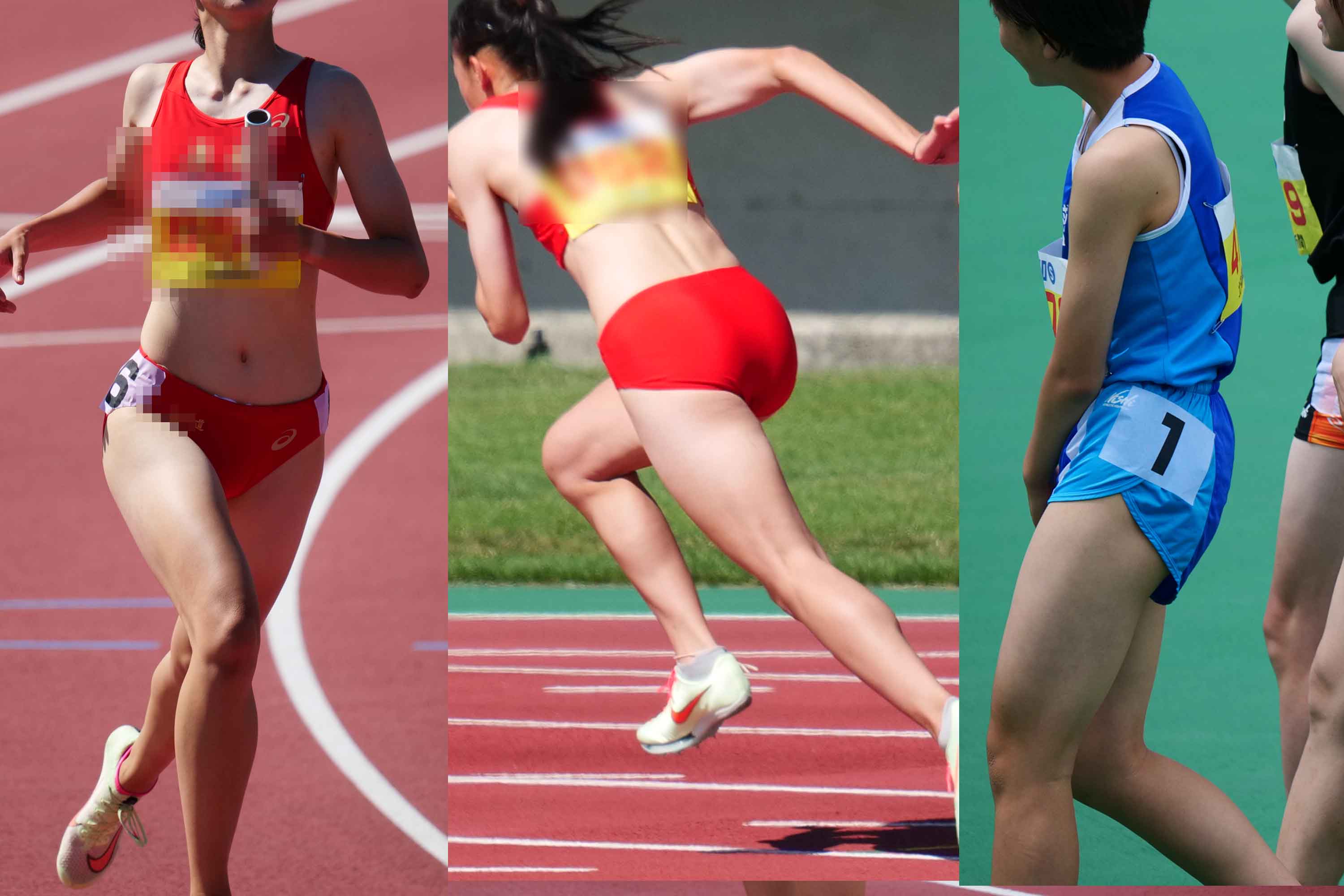 陸上祭典100mリレー、ハードル女子４全セッ