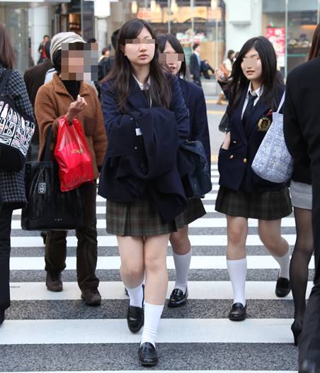 ミニスカ制服24