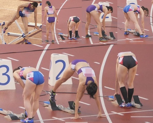 '19 女子100mH ブルマヒップ集