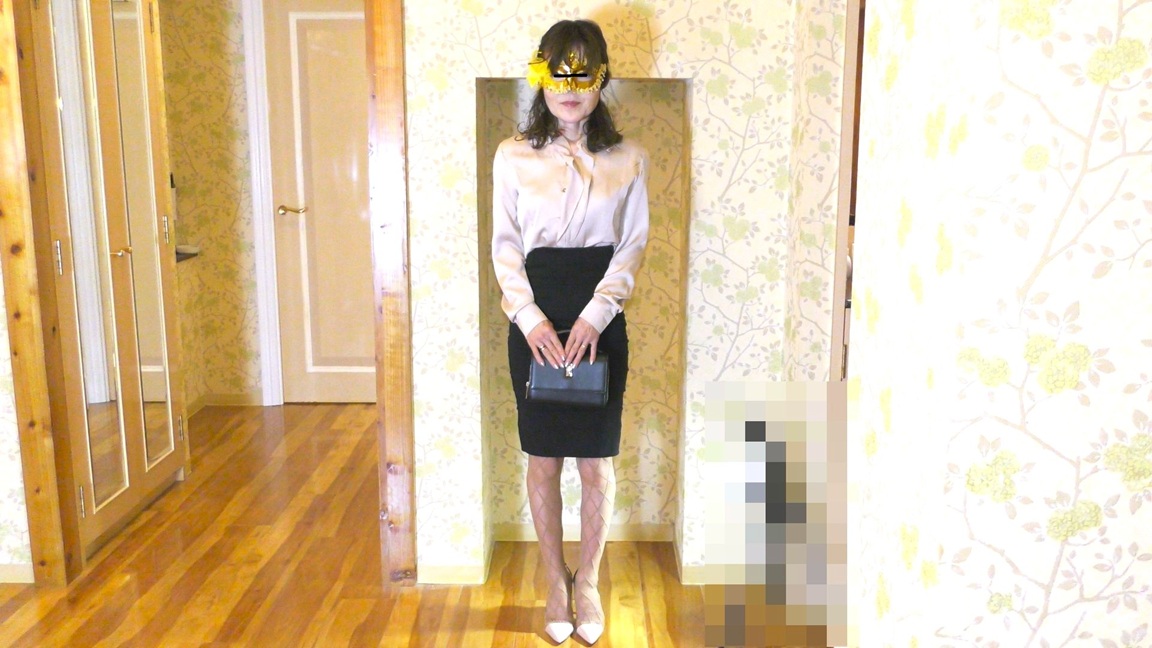 【五十路スレンダー★柄ナチュスト美脚】【パンフェラ】【ベロキス】【感度◎】【②射！】パンスト美女の足指を舐めつくす！みよこ53才