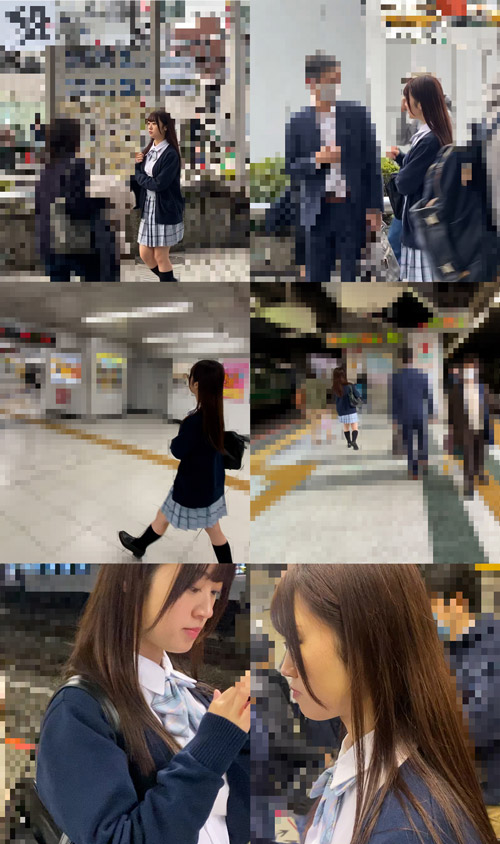 【電射男001】普通じゃ知り合えない上玉女子●生の生太ももにぶっかけ痴漢※サンプル