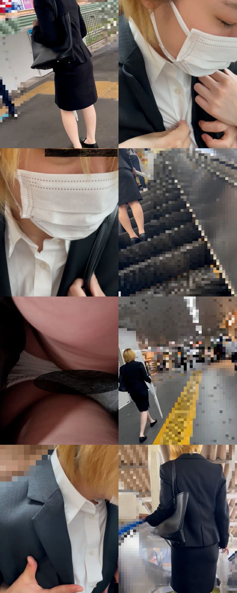 [乗車記録47]女性協力者に弄ばれる巨乳金髪OL... gallery photo 2